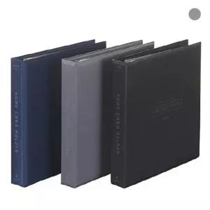 [룽스_68]문화 실키명함철 A400-3 파일 400명 회색