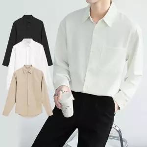 [룽스_6816]남자 긴팔 와이셔츠 링클프리 정장셔츠