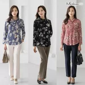 [셀러허브]24FW 마담4060 스카프 블라우스 3종 (S50712141)