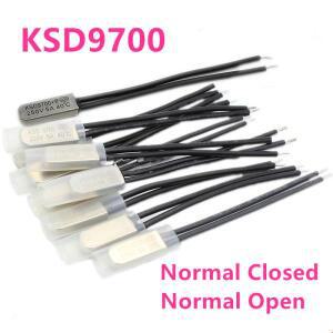 KSD9700 정상 폐쇄 5A 250V 55C 90 100C 145 섭씨 온도 조절기 열 보호기 퓨즈 스위치