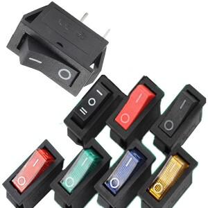 5PCS KCD3 로커 스위치 ON-OFF 2/3 전기 장비 (조명 포함) 10A 250VAC/