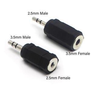 5PCS 2.5mm 스테레오 남성 플러그 잭 오디오 변환기 어댑터 커넥터