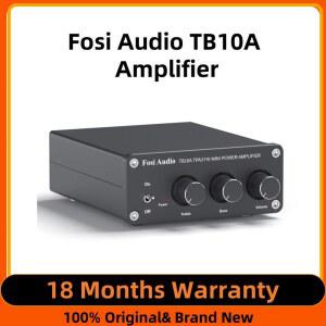 Fos Aud o TPA3116D2 스테레오 앰프 리시버 2채널 미니 하이파이 파워 앰프 오디오 홈 스피커용 베이스 트레블