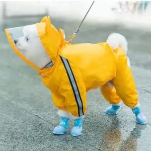마우스 방수 레인코트 강아지 우비