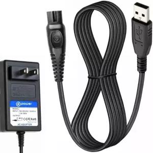 T POWER 5V 충전 코드 Bymore 패브릭 쉐이버 스웨터 및 팝쇼 린트 리무버 퍼즈 필 필링 트리머 교체용