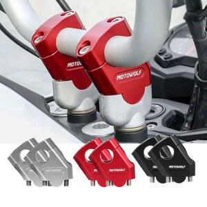 오토바이 핸들 바 라이저 바 마운트 핸들 클램프 범용 28mm 22mm For Honda For BMW 호환 호환 R1200GS For YAMAHA MT07 MT09