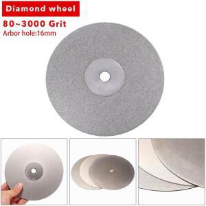 100mm 연마 그라인딩 디스크 600/800/1200/3000 그릿 L 다이아몬드 코팅 플랫 랩 휠 Lapidary Jewelry