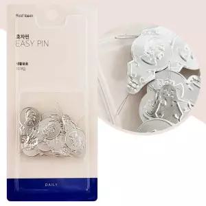 한양 해바라기 효자핀10p 바늘귀실끼우기 바늘귀꿰기 부자재 실꿰기교구 바늘결속 바늘실
