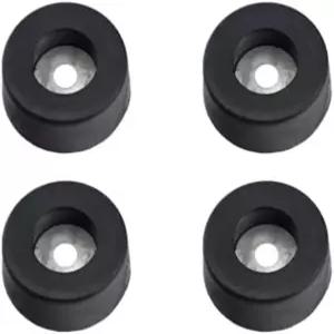 KROYWACHS DJ 스피커 캐비닛 고무 발 및 비행 케이스 수리 키트 액세서리 우퍼 4PCS 38x19mm 홈 시어터