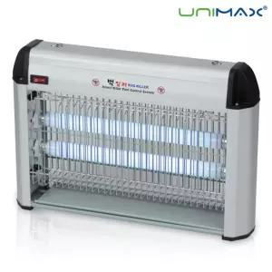 유니맥스 UMK-20W 전격식 해충퇴치기 20W UV 자외선 포충기 모기퇴치기 벅킬러 전기살충기 날벌레 벌레퇴치 걸이형 스탠드형 가정용 업소용 매장 식당