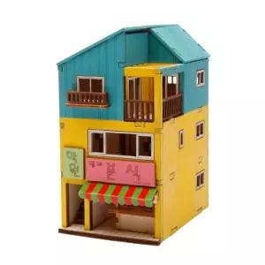 영공방 HO-미니점포주택 YM658 모형 조립키트 방학숙제