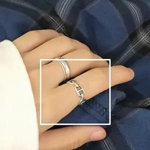 실버반지유화커넥팅링 여성반지 액세서리 커플링 쥬얼리