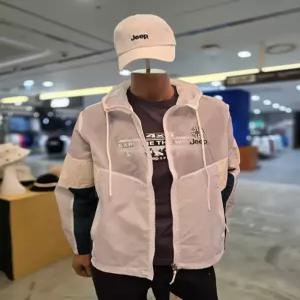 절개 배색 후드 점퍼 JO2JPU233 1
