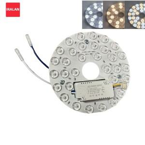 LED 링 라이트 보드 간편한 설치 현대식 패널 원형 조명 AC 85-265V 팬 또는 천장 에너지 절약