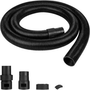 표준 또는 잠금 입구용 Shop-Vac 9050333 진공 호스 8피트 x 2.5인치 직경 부피가 큰 이물질로 막힘 방지