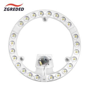 LED 패널 220V 천장 조명 교체 모듈 12W 18W 24W 36W 라운드 팬 대 한 라이트 보드 키트를 개조
