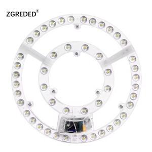 220v Led 천장 조명 모듈 12w 18W 24W 36W 48W 72W LED 패널 교체 팬 벽 램프 라운드