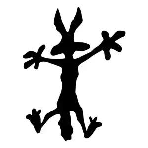 자동차 스티커 Sly Coyote 바디 범퍼 뒷 창 노트북 비닐 데칼에 방수 자동 장식
