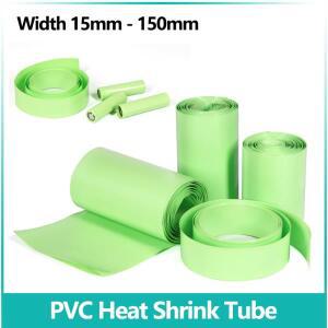 1/3/5/20M 과일 녹색 PVC 열 수축 튜브 15mm  Lipo 배터리 팩 절연 필름 랩 케이스 보호 슬리브