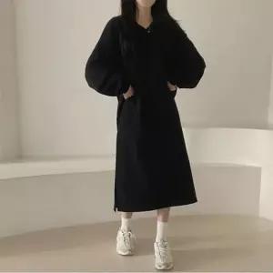 오버핏 긴소매 롱 원피스 데일리 등원룩 카라 캐주얼 롱드레스 바캉스룩