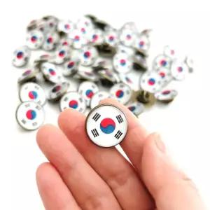 개천절 태극기 뱃지 경축일 브로치 배지 선물
