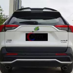 토요타 RAV4 RAV 4 ABS 플라스틱 무도색 외부 리어 스포일러 테일 트렁크 부트 윙 장식 자동차 링