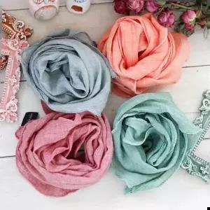 봄가을스카프 쁘띠프 삼각프 (10 colors)