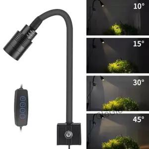 슈퍼 슬림 LED 수족관 조명 식물 성장 USB-5V 3W 수생 물고기 탱크용 방수 클립온 램프