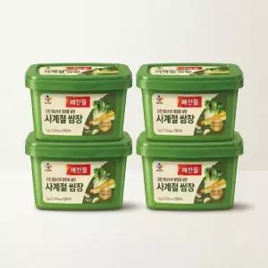 해찬들 사계절 쌈장 1kg, 4개