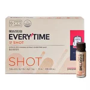 [하프클럽/기타]정관장 에브리타  임 샷 20ml x 20병 1박스 홍삼 액기스 D