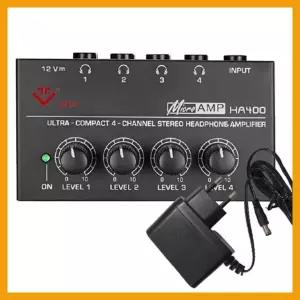 VTHA-400 헤드폰 분배기 헤드폰 믹서 개별볼륨조절