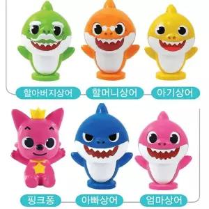 핑크퐁 피규어세트 캐릭터 장난감 인형 모형 상어가족 유아우산 유아칠판 어항