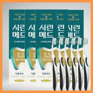 부광약품 시린메드 검케어 치약 125gx6개+칫솔6개