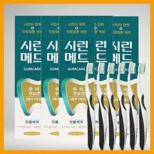 부광약품 시린메드 검케어 치약 125gx6개+칫솔6개