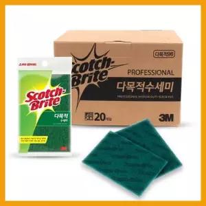 3M 스카치브라이트 다목적수세미 대 20개입 96 대용량