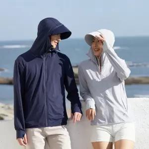 올인원 아이스 쿨 선블록 후드 래쉬가드 재킷 자켓