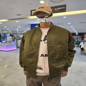 지프 패딩 누빔 항공 점퍼 JO3JPU253