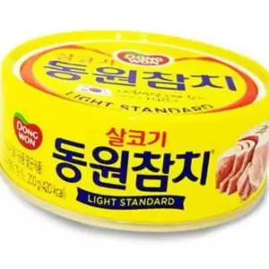 (올핀)동원 살코기 참치캔 100g 통조림 간식 술안주 자취요리
