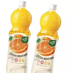 (다올)자연은 달콤감귤 주스 1.5L 12페트 웅진