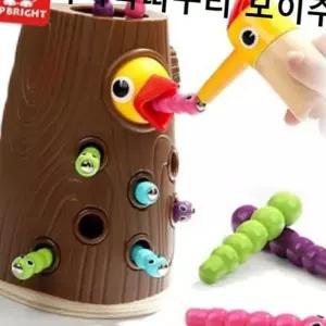 (올핀)아기새 돌보기 아기딱따구리 모이주기 사교성 애착