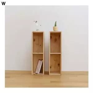 고급 삼나무슬림 DIY2단책장