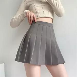 매력적인 베이직 주름 밴딩 스커트