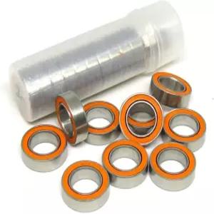 MILRJYZRE 낚시 릴 베어링 6x10x3mm ABEC-7 SMR106C 2RS 스테인리스 스틸 Si3N4 세라믹 볼 MR106 2OS