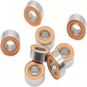 2Pc 낚시 릴 베어링 5x11x4mm ABEC7 LD 5x11x4 SMR115 2RS 스테인리스 스틸 하이브리드 세라믹 볼
