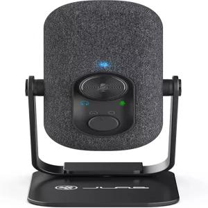 JLab Go Talk USB-C 마이크 카디오이드 전방향성 플러그 앤 플레이 검정색