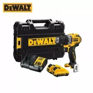 디월트 12V MAX 충전 드릴 드라이버 세트(2.0Ah 2팩) DCD701D2-KR