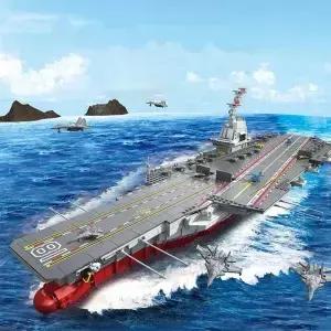 3126PCS 밀리터리 003 항공모함 빌딩 블록 세트 해군 전함 조립 브릭 모델 키트 성인 DIY 선물