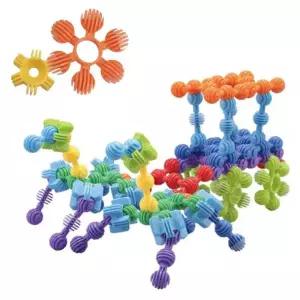 캐릭터 마이크로 블럭팡 눈송이 블럭 64pcs 완구 장난감