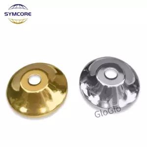5Pcs 실버 골드 스피커 커버 전등 액세서리 50*14mm DIY 식사 펜던트 램프 천장 조명 테이블
