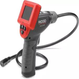 4 케이블 보어스코프 빨간색이 장착된 RIDGID 40043 마이크로 CA-25 휴대용 검사 카메라
